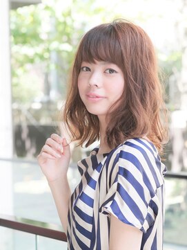 スタジオテオ(studio Teo) 大人女子カールパーマ・シルキーベージュカラー〔enoruha〕