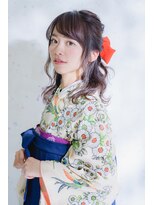 ヴァンクシー バイ ルナ(VANKCY by Luna) 【neolive plus 向ケ丘遊園】ハーフアップにリボンアレンジ