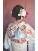 成人式アレンジ