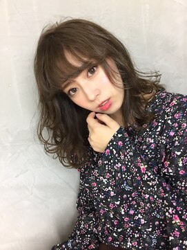 ヘアメイクスタジオ アビール 調布(abi‐ru) ３Dオリーブアッシュ
