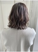 透け感ショコラベージュ×ボブ♪