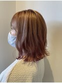 ピンクバレイヤージュ