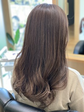 ヘアースペース アモール(Hair Space Amor) シアグレージュ×ロング