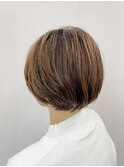 【外国人風】ミニボブ×ベージュカラー/新越谷 南越谷