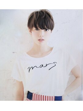 ノットバイベル 大宮(knot by belle) メンズにもオススメ♪小顔耳出しショート×グレージュカラー大宮