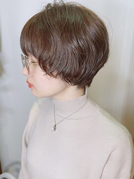 モリオフロムロンドン 原宿本店(morio from London) 【morio 原宿】マッシュショート ニュアンスパーマ 癖毛風