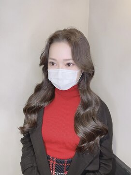 エヴリンアンドペイジ(Evelyn&paige) 中韓Mixスタイル.フェイスレイヤー×マロングレージュ