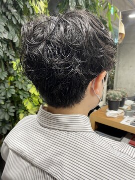 シェル 吉祥寺(shell) ラフウェーブ_マッシュパーマ_センターパート