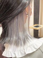 ビー オン ディー ヘア 池袋(BonD hair)&nbsp;#透明感抜群ホワイトラベンダーアッシュのインナー【池袋】