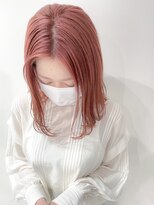 ヒビヲ(HIBIO)&nbsp;ダブルカラーベージュカラーハイトーンカラーケアブリーチボブ