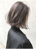 30代／ナチュラルボブ／大人ショートボブ／ウエーブ／滋賀・瀬田