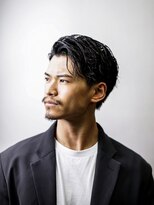 メンズサロン ゴールド 名古屋(GOALD)&nbsp;かき上げリバースビジネスショート　ツイストスパイラル