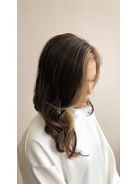 ナンバー(number+)&nbsp;20代30代大人かわいいミルクティーベージュフェイスフレーミング