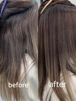 ドライブアンドビジョン 池袋(Drive&Vision)&nbsp;レイヤーロング/ブリーチ縮毛矯正/酸性ストレート[ビビり毛直し]