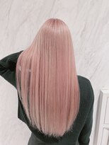 リー 京橋(Lee) 店長今里☆全体ブリーチしてホワイトピンク☆