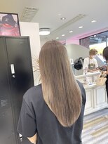 アフューズバイストゥー(Vfuse by StueW)&nbsp;ロング×ツヤ×ベージュ[倉敷][岡山][倉敷美容室][岡山美容室]