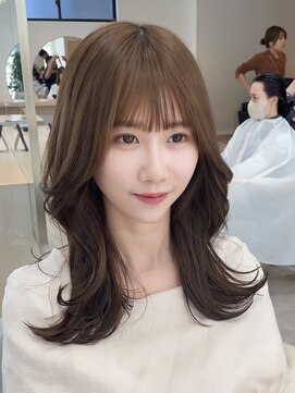 ザックジングウ 表参道(ZACC JINGU) 巻ける縮毛矯正と透け感たっぷりカラー