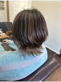 インナーカラーハイライト_アッシュベージュウルフカット_425