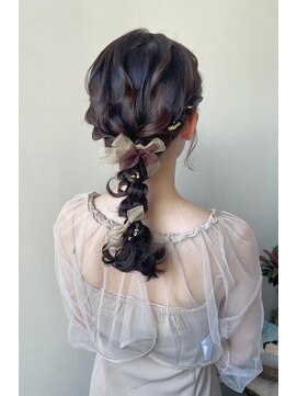 ホワイトルーム(White Room) 編みおろしhair arrange