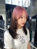 オンザ(ONTHE)&nbsp;：：roots color  ペールピンク×ダークブラウン