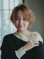 エーバイフー 江坂店(A BY WHO)&nbsp;A BY WHO江坂/大人ショートボブ/透明感カラー