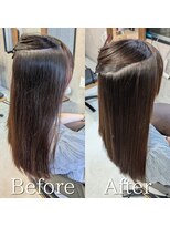 スリー(THREE) 髪質改善トリートメント 縮毛矯正 髪質改善ストレート 酸性