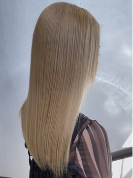 ボリスビアン 学園店(BorisVian)の写真/ブリーチカラー/ハイライト/バレイヤージュなど、透明感のあるデザインカラーが得意なサロン☆