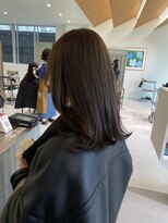 ローレンアオ(LOREN AO)&nbsp;オリーブベージュ/イルミナカラー/オリーブカラー/ミディアム