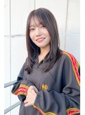 美髪ストレート/艶髪/髪質改善/黒髪ロング
