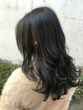 オリジン サロン(THE ORIGIN'S SALON) 黒髪風ダークネイビーアッシュ
