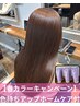 【限定キャンペーン】水素ケアカラー＋色持ちアップトリートメント(持ち帰り)