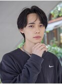 小久保styleフェザーパーマフェザーショートグレーエンドカラー