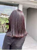 ワインレッド/切りっぱなし【宝塚/20代/30代】