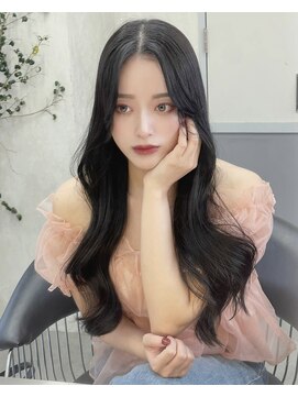 ロンドアヴァントゥス 池袋(Lond aventus) ミニウルフレイヤーカット顔周りカット前髪カット韓国ロング池袋