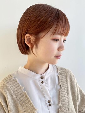 ナンブスカイ(nambu-SKY) ミニボブ×アプリコットピンク