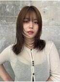 ベージュカラー/レイヤーカット/心斎橋美容室/堀江美容室