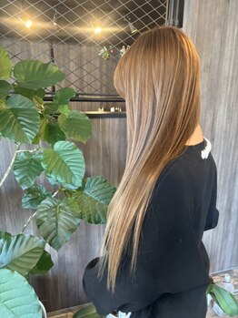 グリン(Grin)の写真/当店は髪質改善系メニューも豊富にご用意◎まるで自毛のようなナチュラルで自然な仕上がりに感動☆