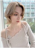 韓国前髪/前髪カット/センター分け前髪