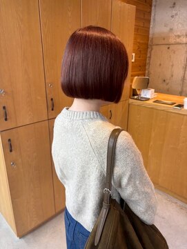 カフネ ジュントス ヨロ(Cafune' juntos YOLO) ボブ/ミニボブ/暖色カラーピンクレッドチェリー