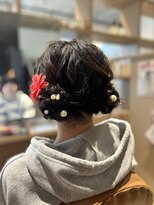 クーレ ビオトープ(+ CURE biotope)&nbsp;ツインお団子アレンジ