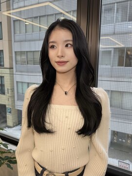 ポール(pole) 札幌ロング　髪質改善大人可愛い暗髪くびれレイヤー