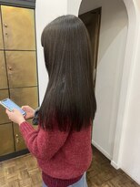 ヘアーアイスカルテット(HAIR ICI QUARTET)&nbsp;透明感◎ブリーチなしオリーブカラー×くすみベージュ