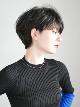 インセプション 銀座(INCEPTION) 切りっぱなしショート・ボブ/絶壁解消/前髪なし/20代/30代/面長