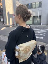 プティクローシェ バイ クオーレ(petite cloche by CUORE)&nbsp;黒留袖持ち込み＋着付け＋ヘアセット