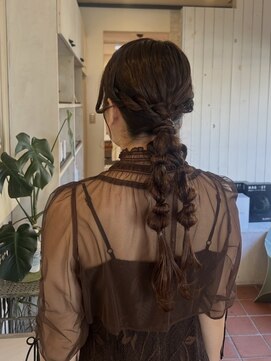 ハノン(Hanon) ふわふわ編み下ろしarrange