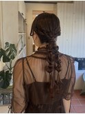ふわふわ編み下ろしarrange