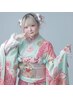 成人式ヘアセット+振袖着付け ￥15000～/電話予約のみ/北新地 梅田 ヘアセット