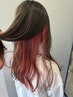 カット+インナーブリーチ+ポイントオンカラー+5stepトリートメント