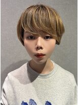インスヘアー 京都四条大宮店(INCE HAIR)&nbsp;シャンパンミルフィーユ×くびれショート