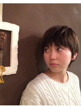 ヘアーラウンジ エゴ(Hair Lounge EGO) 武蔵新城EGO 似合わせ艶感モーブカラーセンシュアルショートボブ